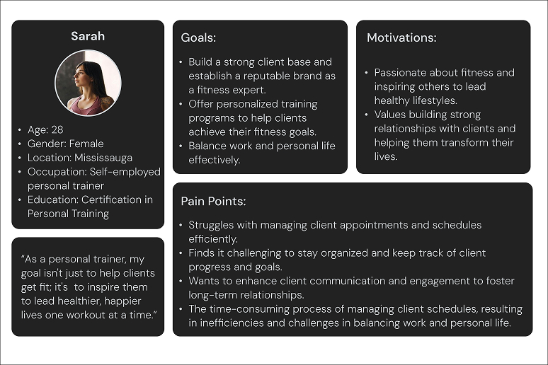 the second persona details.