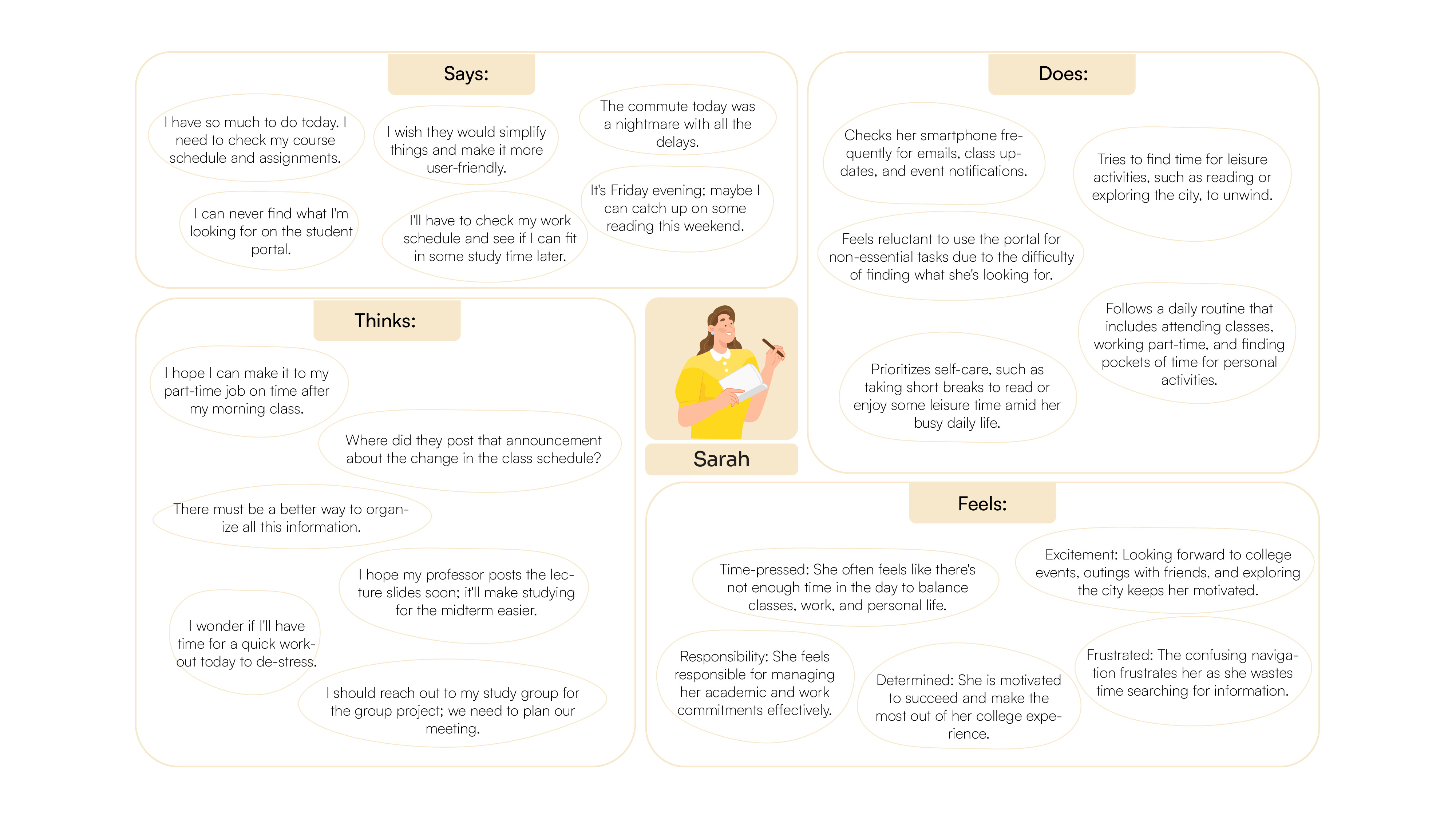 empathy map details.